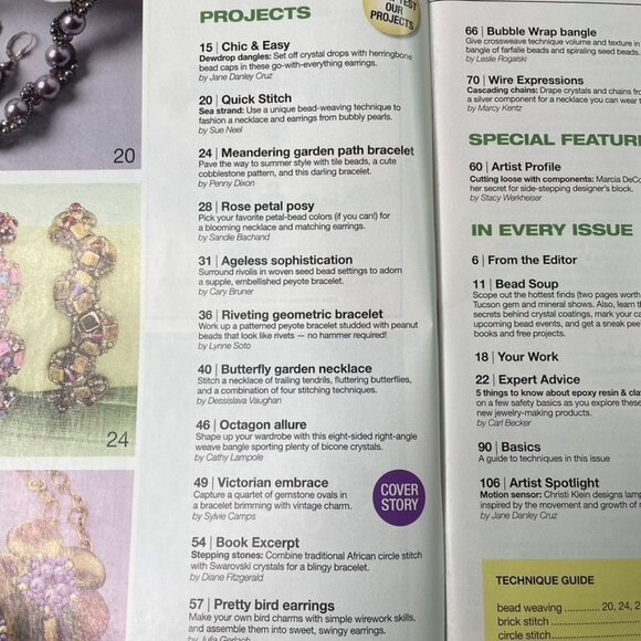 Bead & Button Magazine Jewelry Crafting Book u June 2013 Issue 115 - Picture 4 of 8